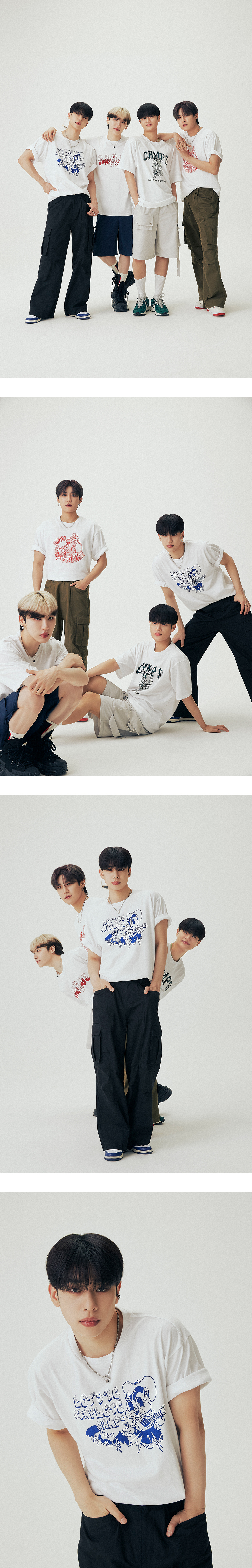 ktown4u.com : [AB6IX Gift] ab6ix character tee DONG HYUN [WHITE] [F]